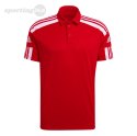 Koszulka męska adidas Squadra 21 Polo czerowna GP6429 Adidas teamwear