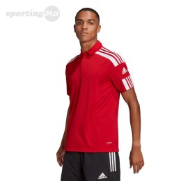 Koszulka męska adidas Squadra 21 Polo czerowna GP6429 Adidas teamwear