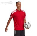 Koszulka męska adidas Squadra 21 Polo czerowna GP6429 Adidas teamwear