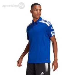 Koszulka męska adidas Squadra 21 Polo niebieska GP6427 Adidas teamwear