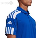 Koszulka męska adidas Squadra 21 Polo niebieska GP6427 Adidas teamwear