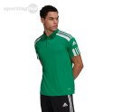 Koszulka męska adidas Squadra 21 Polo zielona GP6430 Adidas teamwear