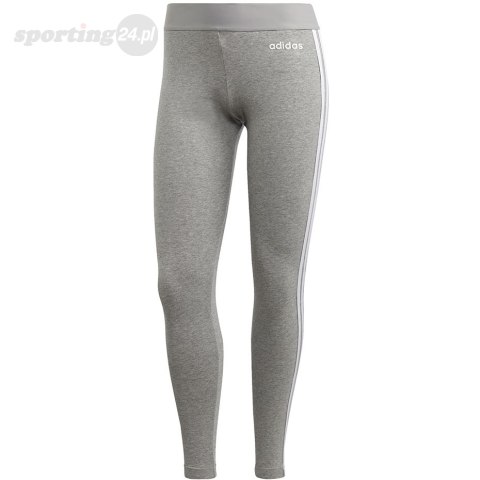 Legginsy damskie adidas Essentials 3 Stripes Tight jasnoszare FQ4123 Adidas