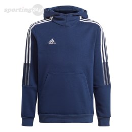 Bluza dla dzieci adidas Tiro 21 Sweat Hoody granatowa GK9680 Adidas teamwear