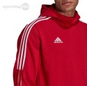 Bluza męska adidas Tiro 21 Sweat Hoody czerwona GM7353 Adidas teamwear