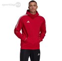 Bluza męska adidas Tiro 21 Sweat Hoody czerwona GM7353 Adidas teamwear