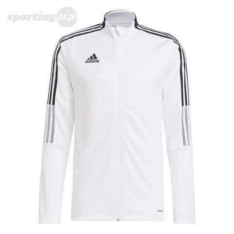 Bluza męska adidas Tiro 21 Track biała GM7309 Adidas teamwear