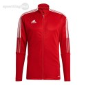 Bluza męska adidas Tiro 21 Track czerwona GM7308 Adidas teamwear