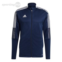 Bluza męska adidas Tiro 21 Track granatowa GH4474 Adidas teamwear