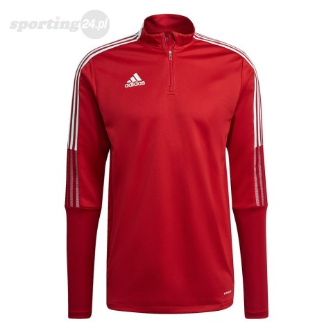 Bluza męska adidas Tiro 21 Training Top czerwona GH7303 Adidas teamwear