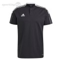 Koszulka męska adidas Tiro 21 Polo czarna GM7367 Adidas teamwear