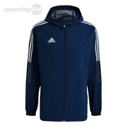 Kurtka męska adidas Tiro 21 Windbreaker granatowa GP4962 Adidas teamwear