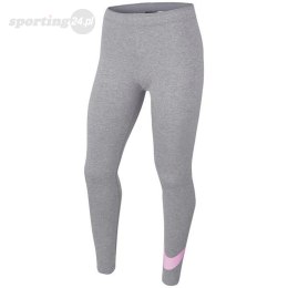 Legginsy dla dzieci Nike G NSW Favotites SWSH Tight szare AR4076 094 Nike