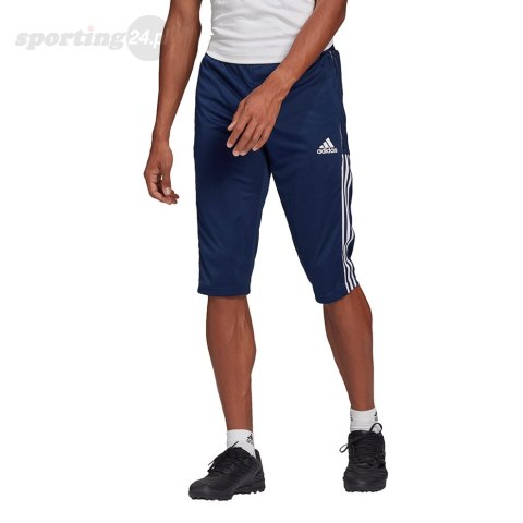 Spodnie męskie adidas Tiro 21 3/4 granatowe GH4473 Adidas teamwear