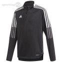 Bluza dla dzieci adidas Tiro 21 Training Top Youth czarna GM7325 Adidas teamwear