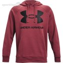 Bluza męska Under Armour Rival Fleece Big Logo HD burgund 1357093 652 Under Armour