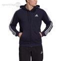 Bluza męska adidas Essentials Full-Zip Hoodie granatowa GK9033 Adidas