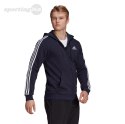 Bluza męska adidas Essentials Full-Zip Hoodie granatowa GK9033 Adidas