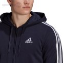 Bluza męska adidas Essentials Full-Zip Hoodie granatowa GK9033 Adidas