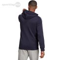 Bluza męska adidas Essentials Full-Zip Hoodie granatowa GK9053 Adidas