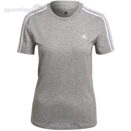 Koszulka damska adidas Essentials Slim T-shirt szara GL0785 Adidas