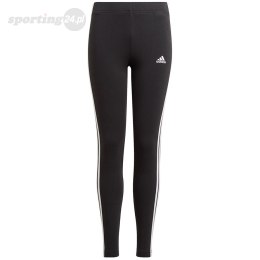 Legginsy dla dzieci adidas Essentials 3 Stripes czarne GN4046 Adidas