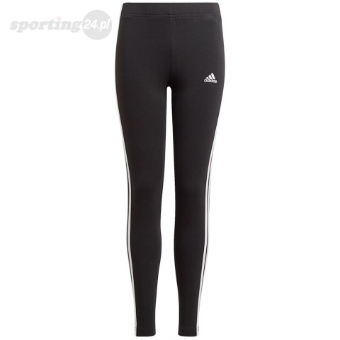 Legginsy dla dzieci adidas Essentials 3 Stripes czarne GN4046 Adidas