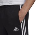 Spodnie męskie adidas Essentials Tapered Cuff 3 Stripes czarne GK8831 Adidas