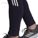 Spodnie męskie adidas Essentials Tapered Cuff 3 Stripes granatowe GK8977 Adidas