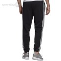 Spodnie męskie adidas Essentials Tapered Elasticcuff 3 Stripes Pant czarne GK8829 Adidas