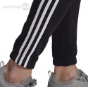 Spodnie męskie adidas Essentials Tapered Elasticcuff 3 Stripes Pant czarne GK8829 Adidas