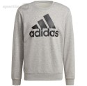 Bluza męska adidas Essentials Sweatshirt szara GK9077 Adidas