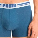 Bokserki męskie Puma Placed Logo Boxer 2P denim 906519 05 Puma