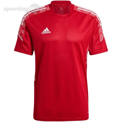 Koszulka męska adidas Condivo 21 Training Jersey Primeblue czerwona GH7166 Adidas teamwear