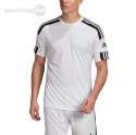 Koszulka męska adidas Squadra 21 Jersey Short Sleeve biała GN5723 Adidas teamwear