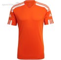 Koszulka męska adidas Squadra 21 Jersey Short Sleeve pomarańczowa GN8092 Adidas teamwear