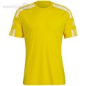 Koszulka męska adidas Squadra 21 Jersey Short Sleeve żółta GN5728 Adidas teamwear