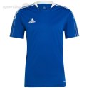 Koszulka męska adidas Tiro 21 Training Jersey niebieska GM7589 Adidas teamwear