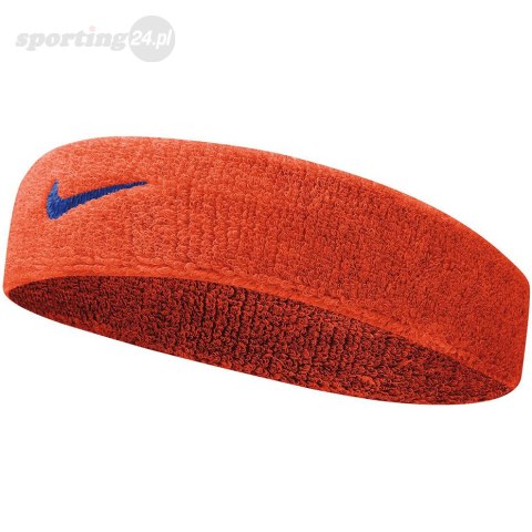 Opaska na głowę Nike Swoosh Headband pomarańczowa N0001544804OS Nike