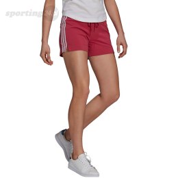 Spodenki damskie adidas Essentials Slim Short bordowe GM5530 Adidas