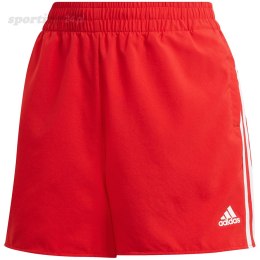 Spodenki damskie adidas Woven 3-Stripes Sport Shorts czerwone GN3108 Adidas