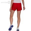 Spodenki damskie adidas Woven 3-Stripes Sport Shorts czerwone GN3108 Adidas