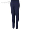 Spodnie dla dzieci Puma teamRISE Poly Training Pants Jr granatowe 657391 06 Puma