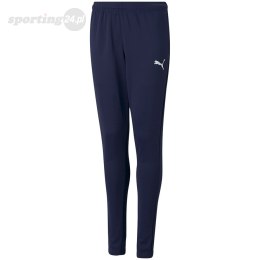 Spodnie dla dzieci Puma teamRISE Poly Training Pants Jr granatowe 657391 06 Puma