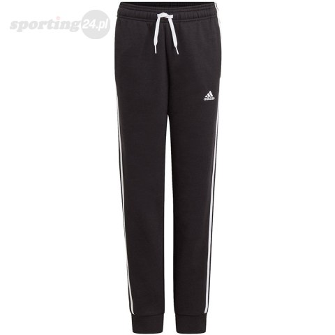 Spodnie dla dzieci adidas Essentials 3 Stripes Pant czarne GQ8897 Adidas