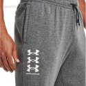 Spodnie męskie Under Armour Rival Fleece 3Logo Jogger ciemnoszare 1357131 012 Under Armour