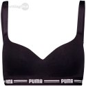 Stanik sportowy damski Puma Padded Top 1P Hang czarny 907863 04 Puma