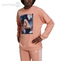 Bluza damska adidas Youforyou Sweatshirt morelowa HA2431 Adidas