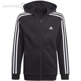 Bluza dla dzieci adidas Essentials 3-Stripes Hoodie czarna GQ8900 Adidas