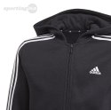 Bluza dla dzieci adidas Essentials 3-Stripes Hoodie czarna GQ8900 Adidas